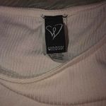 Windsor White Ribbed One Shoulder Bodysuit Photo 2