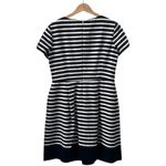 Brooks Brothers “346” Navy and White Striped Women’s Dress, Size 10 Photo 2
