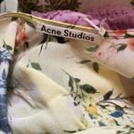 Acne Studios Acne studio  Loretta Floral Print Blouse Green size 6 Photo 6