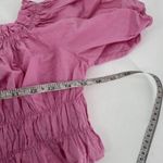 ZARA Off Shoulder Ruffle Milkmaid Top Bubblegum Pink Medium Bloggers Fave Smocke Photo 6