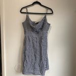Loft black and White Gingham Dress spaghetti strap size 20 cowgirl Photo 7