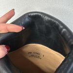 Frye  Lucinda Slouch Black Leather Over The Knee Heel Tall Riding Boots Photo 7