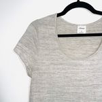 Soma  Cozy Nights Oatmeal Cream Heathered Scoopneck Casual Tee Photo 2