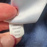 Athleta Cozy Karma Twist Neck Pullover Sweatshirt Plush Lining Blue Size Medium Photo 10