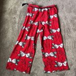 Disney  Minnie Mouse Graphic Tee & Red Capri Pajama Set SIZE M Photo 7