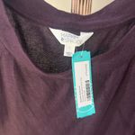 Market & Spruce  Purple Long Sleeve Knit Top Women’s Large NWT Soft Casual Photo 2