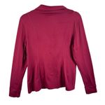 Stonewear Designs Red Long Sleeve Stretchy V Photo 1