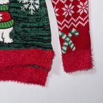 U.S sweaters Green Polar Bear Sequin Christmas sweater women’s size small Red Photo 3