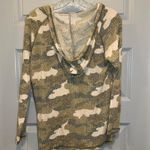 Above and Beyond Green Camo Ribbed Pullover Hoodie S Photo 9