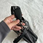 Michael Kors  Medium Leather Logo Tape Crossbody Bag Photo 5