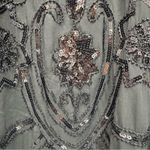 Verty Black Party Dress with Sequins & Fringed Hem Spaghetti Straps 1920’s Flapper LBD Photo 4