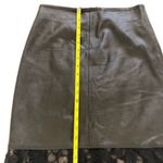 Mayara Sansana Faux Leather With Lace Pencil Skirt Size 6 Photo 3