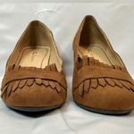 CL by Laundry Suede Annette Heeled Moccasin Loafers - Whiskey/Brown - 7 Photo 2