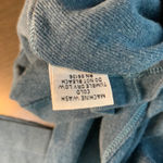 Bryn Walker Teal Blue 3/4 Sleeve Ribbed Knit Top Made in USA XL Basic Layer READ Photo 6