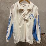 The Vintage Shop Vintage 80s Carolina Tar Heels NC Henley Button Collared Long Sleeve Shirt XL Photo 0