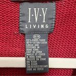 Vintage Vest Womens Medium RedHand Embroidered Cowboy Western Cactus Zip Front Red Photo 10