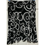 Maurice's  Women's Black White Circled Skirt‎ No Size Tag Photo 1