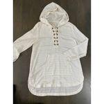 l*space NWT L* Cream Lace-Up Swim Coverup Photo 3