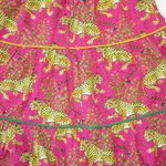 Printfresh NWT Now or Later Skirt in Bagheera Pink Leopard Cotton Midi 1X Photo 2