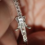 925 Sterling Silver Tennis Bracelet Photo 6