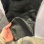 Nasty Gal Black leather straight pants Photo 1