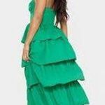 Pretty Little Thing Green Maxi Dress Photo 1