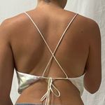 ZARA Satin Effect Top XS NWT Pastel Tie Dye Backless Crop Blogger Fav Summer Photo 4