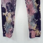 Maronie New Tie Dye Sweatpants Drawstring Waist Eggplant Multi Photo 4
