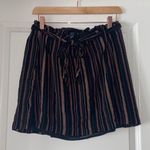 American Eagle Striped paper bag tie up skirt Photo 0