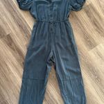 J.Crew Women's Jumpsuit 8 NWT Button Front Puffed Sleeves Casual Skinny Leg Photo 1