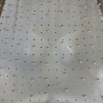 Sheer Pearl Rhinestone‎ Embellished Long Sleeve Dress Party Cocktail M* White Size M Photo 5