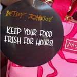 Betsey Johnson  Pink Bow Lunch Bag Photo 1