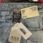 a.n.a Blue Jean Shorts Distressed Cut-Offs Photo 6