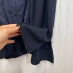 Pure by Ulla Popken Women’s Long Sleeve Zipped Long Line Cotton Cardigan 18/20 Blue Photo 4