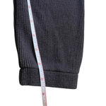 SKIMS  Waffle Knit Jogger Sweatpants Thermal Faded Black Women's Size XXS Photo 3