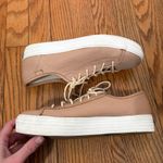 Keds  Women Leather Lace Up Sneakers Nude Casual Everyday Comfort Size 8.5 Photo 2