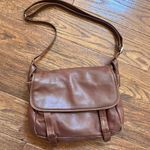Vintage Brio! Brown Cross Body Satchel Shoulder Bag Photo 13