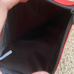 Ipsy  Cosmetic Case Matte Red Masquerade Eye Mask Bag 7” by 5” Like New Photo 6