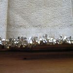 Lela Rose Metallic Pleated Pencil Skirt Gold Size 8 Photo 4