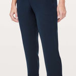 Lululemon On The Fly Crop Woven 23" True Navy size 10 Photo 0