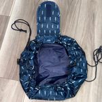 Travel adjustable makeup bag large capacity Blue Photo 0