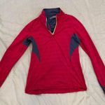 Mondetta Active Workout Red Quarter Zip Photo 0