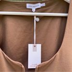 Good American  U Ring Bodysuit Sepia Size 2 NWT Long Sleeve Brown Photo 6