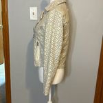 Anthropologie Dolan crochet zip jacket BIN L Blue Photo 2