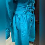 Vintage 80’s Gitano Teal full skirt dress. Size M Blue Size M Photo 5