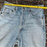 AGOLDE  Women’s Size 26 Shatter Blue Wash Riley High Rise Straight Crop Jeans Photo 10