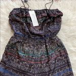 Sea New York Purple/Multi Silk Flounce Jumpsuit Size 2 Photo 5