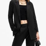 ALLSAINTS Aleida Jersey Blazer Black Photo 0