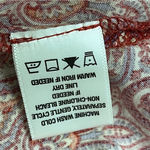 MSK Women’s Paisley Halter Maxi Dress Red White High Neck Boho Beach Size M Size M Photo 6