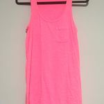 J.Crew  Hot Pink Neon Pink Racerback Mini Dress Cover Up Photo 4
